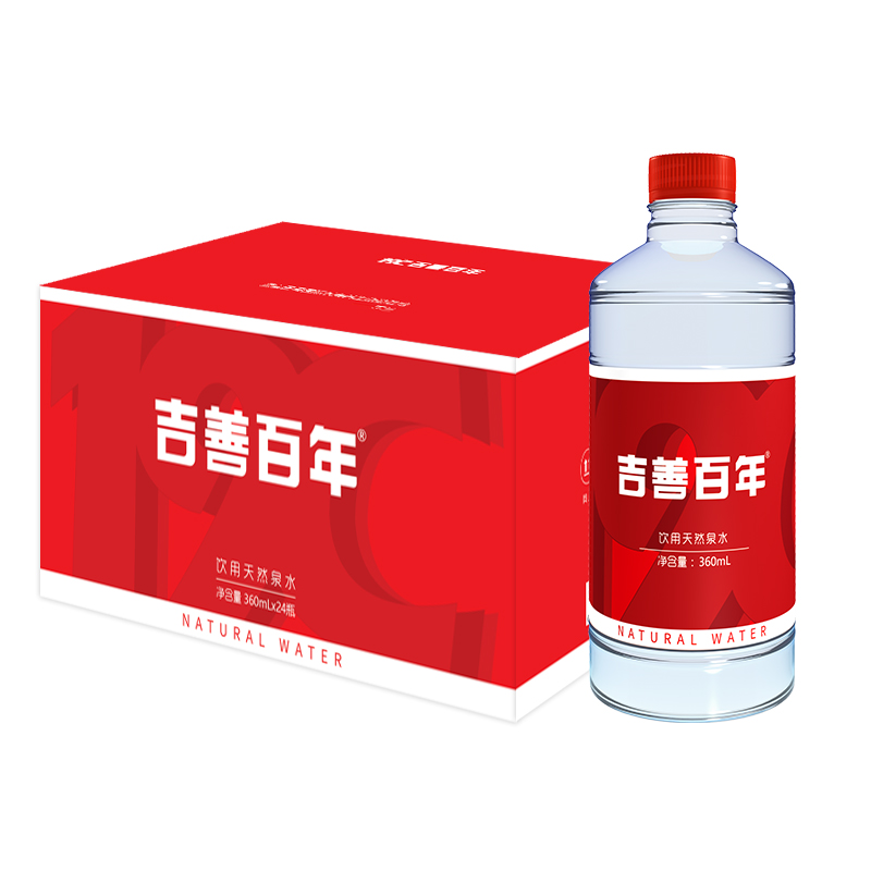 吉善百年瓶装水360ml